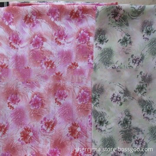 Not easy pilling chiffon garment polyester printed fabric
